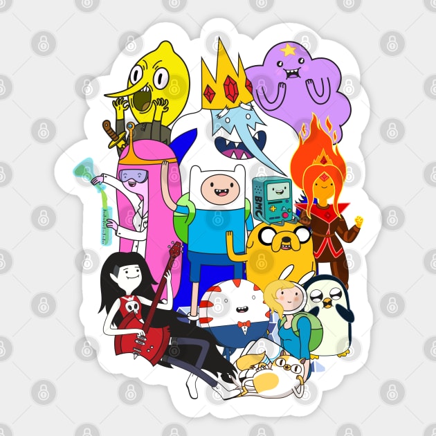 Adventure Time Sticker by Plushism